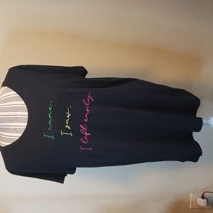 Torrid black t-shirt size 2
